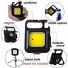Superhelle 1500LM Arbeitsleuchte COB 500mah LED-Taschenlampe Schlüsselanhänger USB wiederaufladbar wasserdicht für Outdoor-Camping