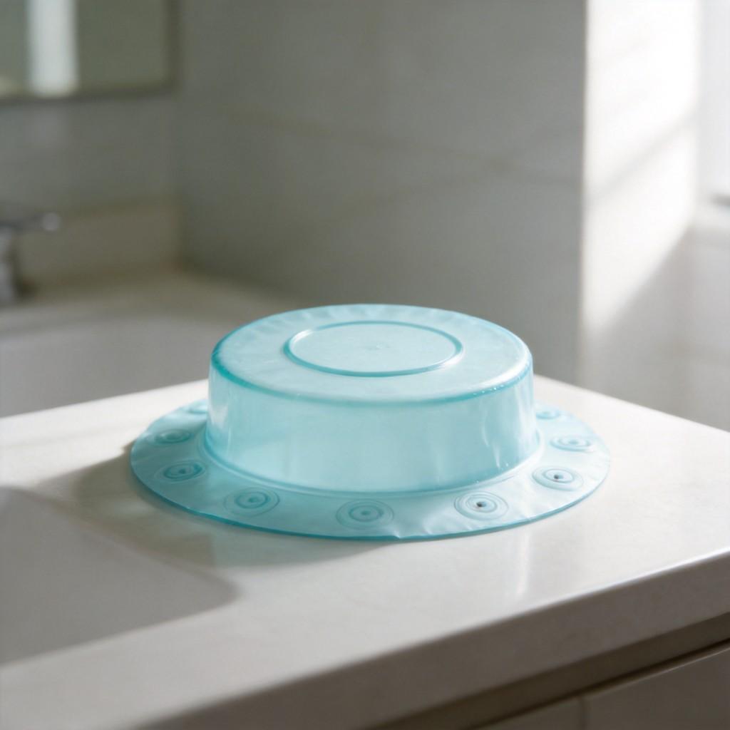 Modern Minimalist Bathtub Drain Cover With Pvc Material For Overflow Prevention And Water Level Control