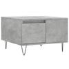 VidaXL Table basse gris béton 55x55x36,5 cm bois d'ingénierie 830760