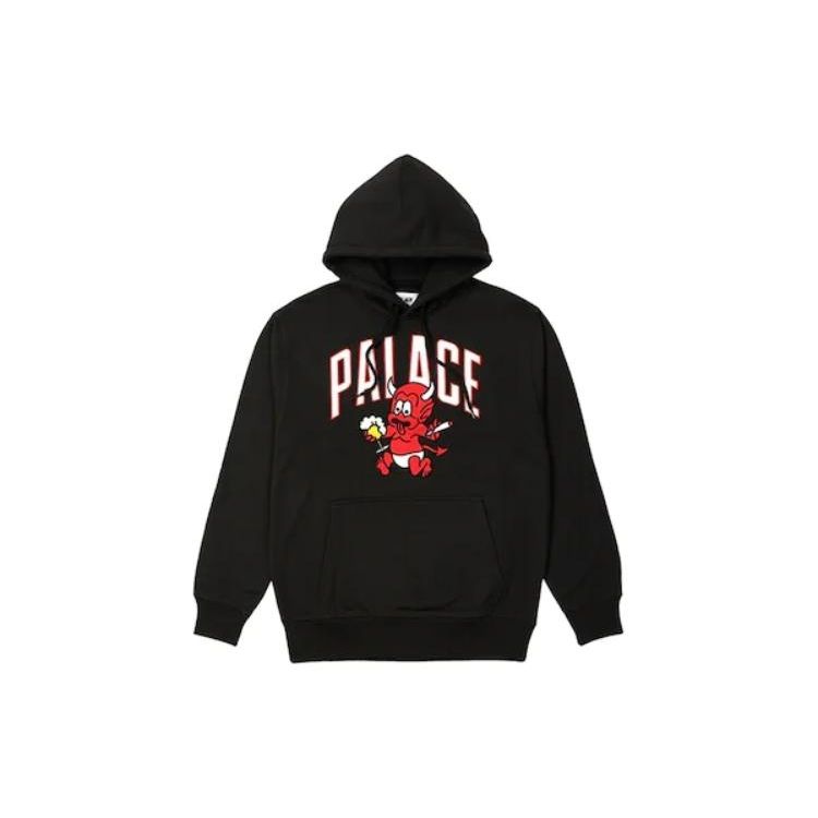 

Черные мужские топы Palace Temptation с капюшоном P24CS032