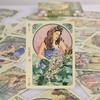 Tarot Kartları Dayanıklı Canlı Tam İngilizce Sürüm Aile Partisi Oyun Kartları Çiçekler için Hediyeler Oracle