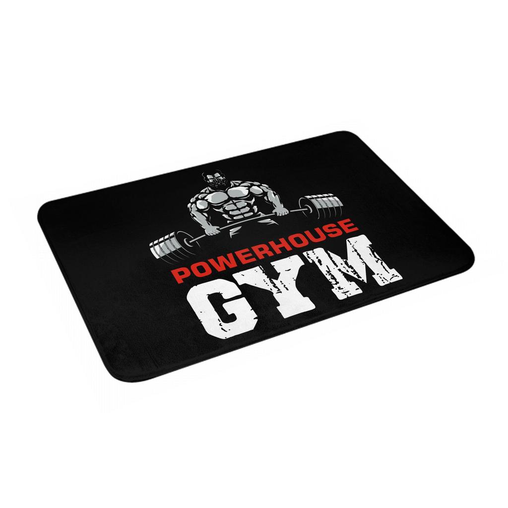 Bodybuilding Fitness Kraftzentrum Fitnessstudio Haustürmatte Rutschfest Außen Saugfähig Fußmatte Garten Garage Eingang Teppich Teppich