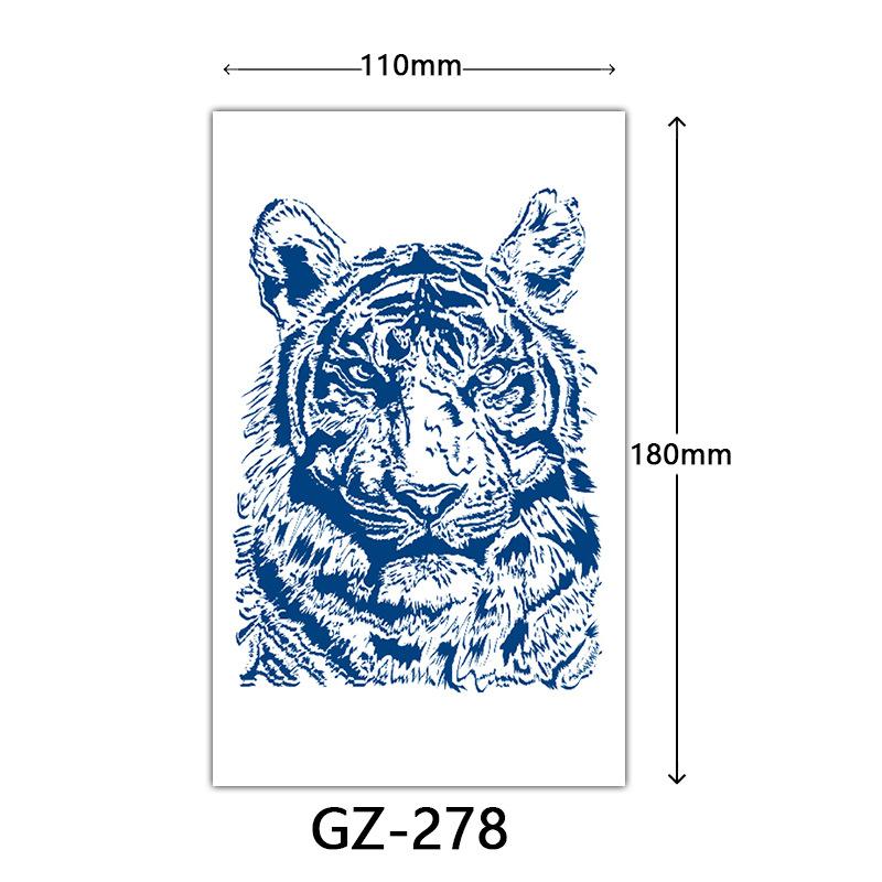 Herbal Semi-Permanent Tattoo Sticker, Semi-Permanent Tattoo Sticker, Anti-Rub, Anti-Sweat Tattoo