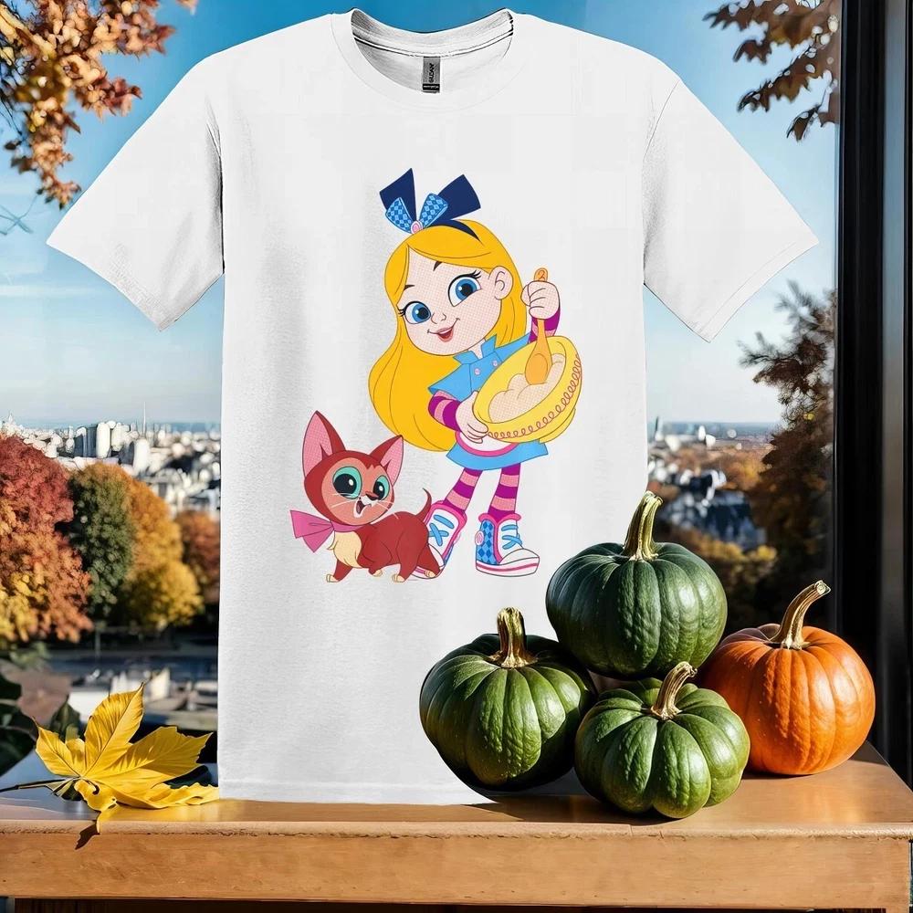 Wonderland Kakery Basic Cute White T Shirt S