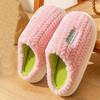 New Cotton Slippers for Women Winter Indoor Home Couple Thick Bottom Warm Home Plush Slippers for Men