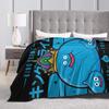 Slime Morimori Dragon Quest Koc Ultra-Miękki Polar Relaks Prezenty Koc Rzutowy Pikowany Koc