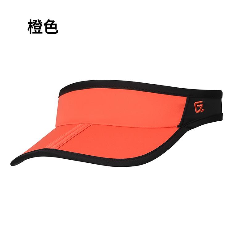 Summer portable folding empty top hat outdoor running sports breathable sun hat men's fashion versatile women's sun hat