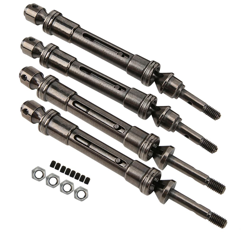 For Traxxas 1 10 Slash 4x4 SLA017 SLA018 Metal Front and Rear Drive Transmission Shaft