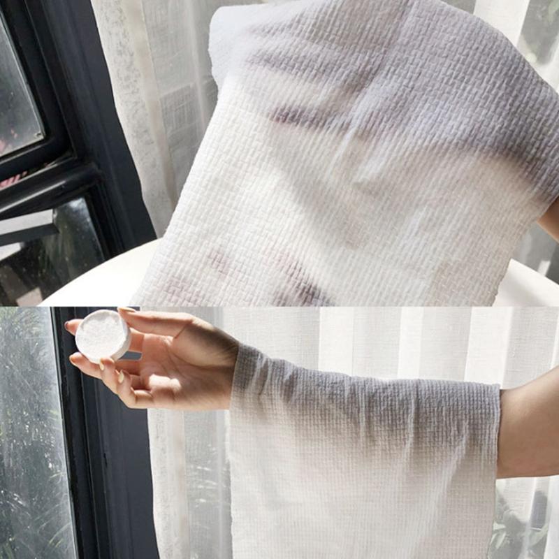 Disposable Bath Towels Compressed Towels Quick-Drying Towels Portable Travel Trip Essential Shower Washable Towels 26*40Cm