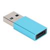 Adapter Konwerter Typu C Gniazdo na Wtyk USB 3.0 USB Szybkie Ładowanie Akcesoria Komputerowe(niebieski )