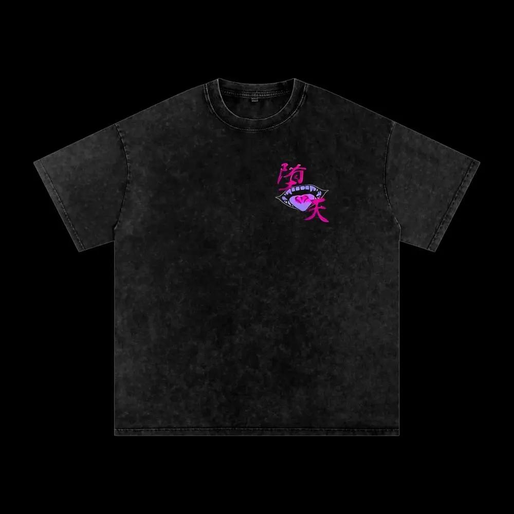 

Мужская винтажная футболка с графикой Рёмена Сукуны, аниме «Магическая битва», стиранный хлопок, летняя уличная одежда, мужские топы и футболки 3XL