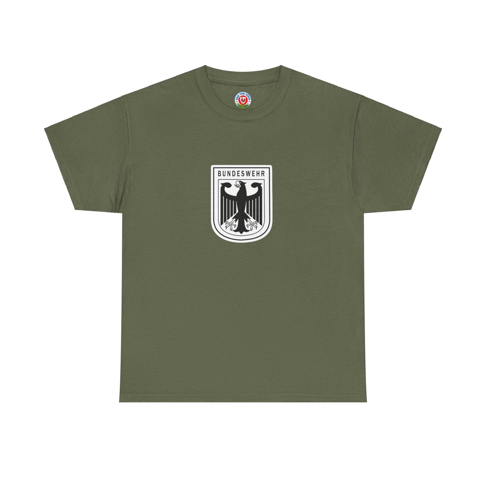 BUNDESWEHR EMBLEM  80s Armed forces classic of Germany  Unisex Heavy Cotton Tee L