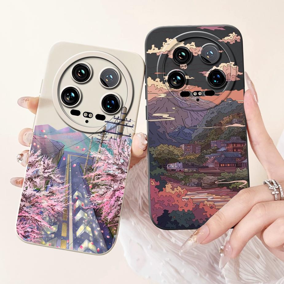 For Xiaomi 14 Ultra Case Cute Dinosaur Cartoon Cover Shockproof Phone Case For Xiaomi Mi 13 Ultra 13Ultra 14Ultra Soft TPU Shell