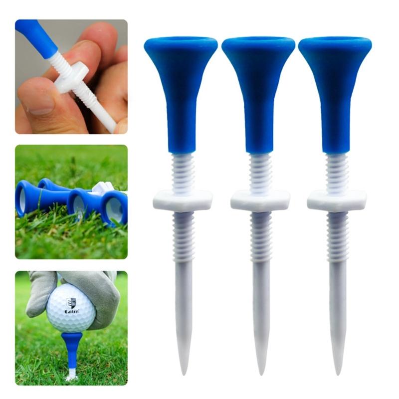 5 Pcs Height Adjustable Golf Ball Holder Stable Training Ball Stand Golf Ball Tee Outdoor Golf Sports Accessories