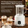 Electric Glass Milk Frother with Heating Function for Thick Froth