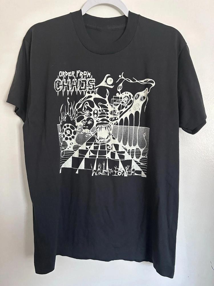Vintage Order From Chaos Band Shirt “Will To Power” Full Size QT1596 Unisex T-Shirt L