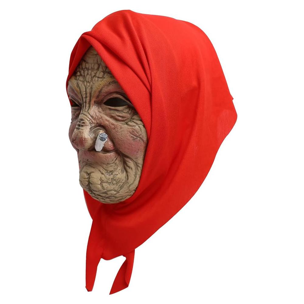 Smoking granny mask