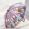 Church Glass Umbrella Transparent Bubble Umbrella Clear Automatic Sunny Umbrella Wind Proof Wedding Decoration Umbrella