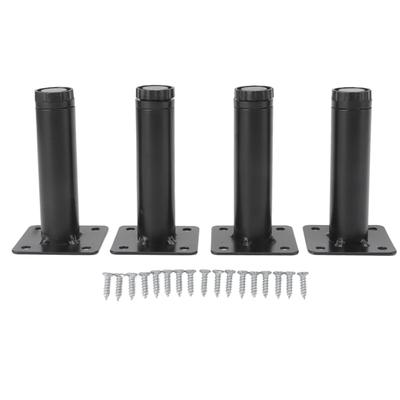 Nábytkové nohy Nastaviteľné železné nohy ku skrini Kovové okrúhle podperné nohy pre pohovku Nastaviteľné nožičky pre