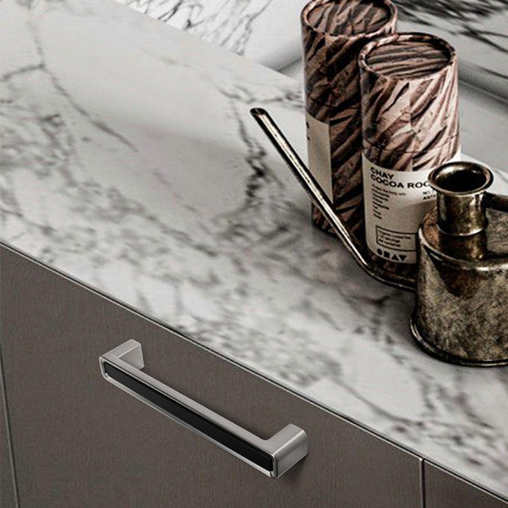 Zinc Zinc Zinc Alloy Square Single Hole Handle Black Black Gold Handle Cabinet Handle  Cabinet Doors