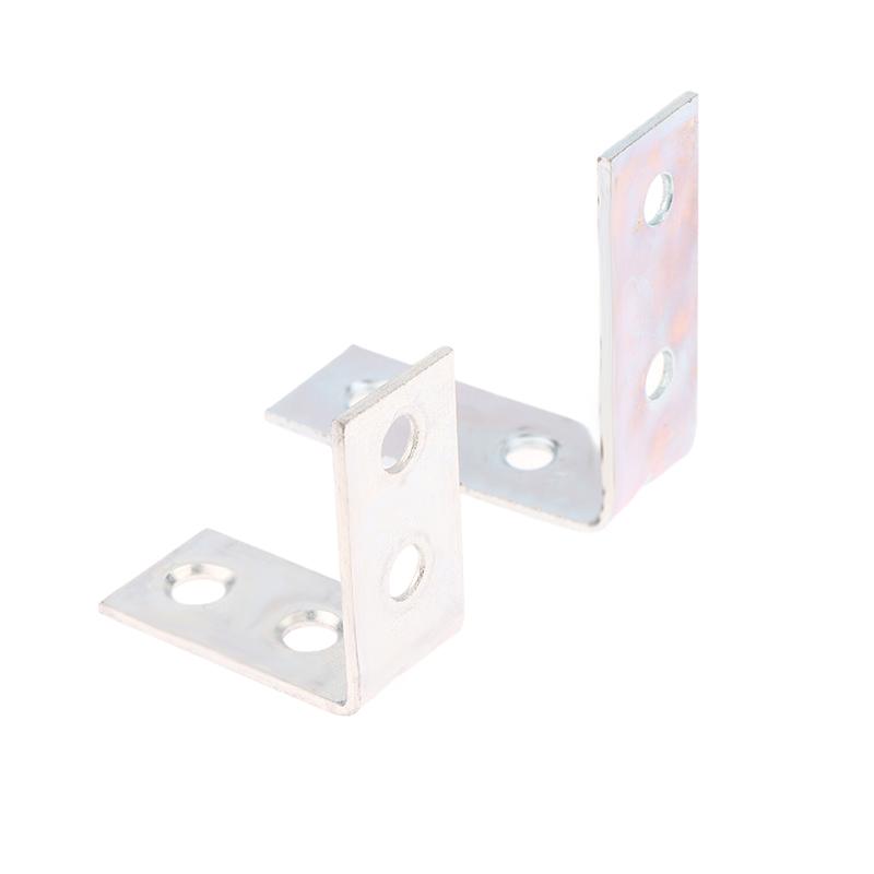 20 Buc. Console de Colț în Formă de L, Console de Colț Metalice, Raft Sertar, Suport de Perete, Fixare Colțuri în Unghi Drept, Consolidare, Feronerie Mobilier