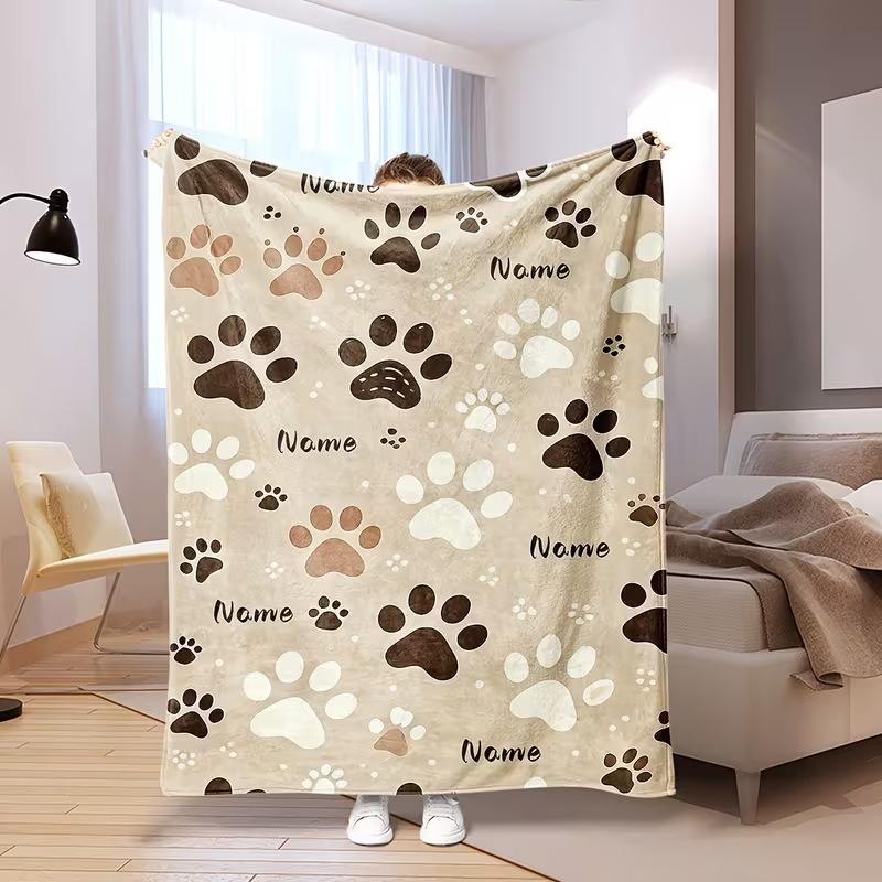 Thick Flannel Fleece Blanket, Soft Nap Throw Blanket & Pet Blanket