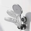Removable Shower Head Holder with Suction Cup Design Adjustable 70° Downwards Easy Install for Bathroom Tile or Glass