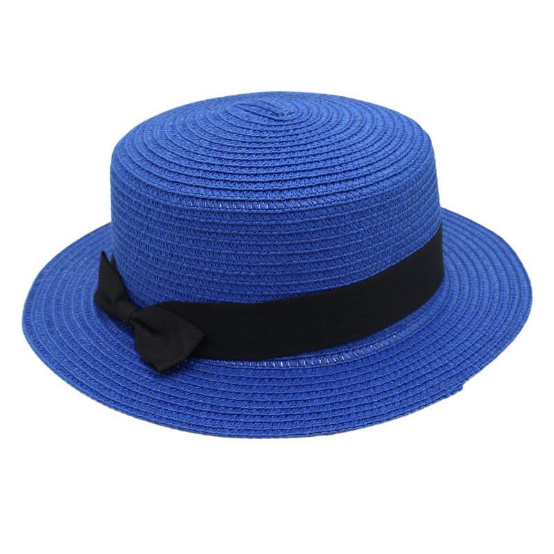 Sweet Straw Hat Cloth With Sun Hat Fairy Wind Bucket Hat Flat Top Cool Hat Panama Hat Cute