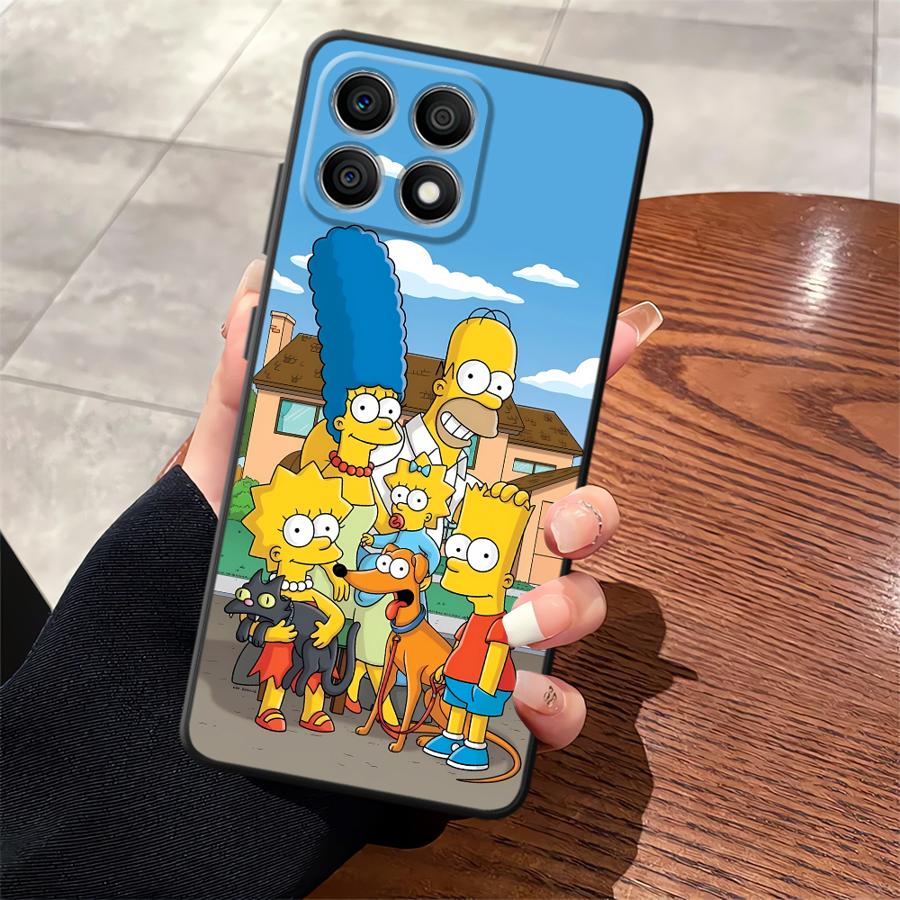 The S-simpsons Cartoon Case for Honor X9 X7a X9a 90 Lite 70 X8 X9c 8X Funda Phone Cover