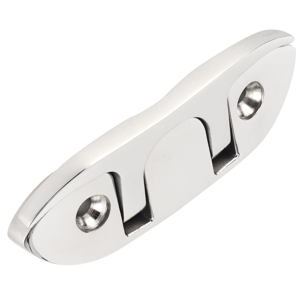 Folding Cleat Stainless Steel Flip Up Dock Cleat for Mooring Boat Kayak Marine 4.7in