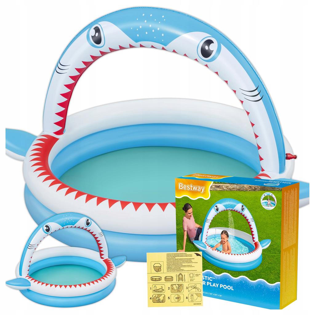 [PACZA] Inflatable Pool with Sprinkler Bestway 53157 K316