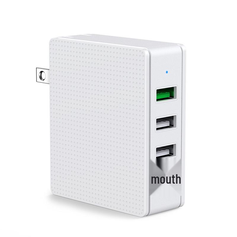 QC3.0 Fast Charging Multi-Port Travel Charger with 4 USB Ports - US/EU Standard