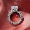Luxury Vintage Retro 925 Silver Designer Engagement Ring for Women Party Lady Gift Finger Jewelry