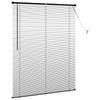 Black Venetian Blind 150 x 120 cm 25 mm PVC