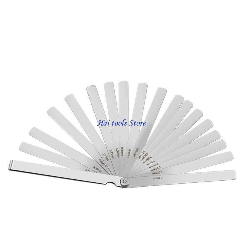 X37E Feelers Gauges 0.01-1mm/0.05-0.50mm/0.05-1.00mm/0.02-1.00mm Stainless Steel Feelers Gauges Set for Measuring Gaps Width