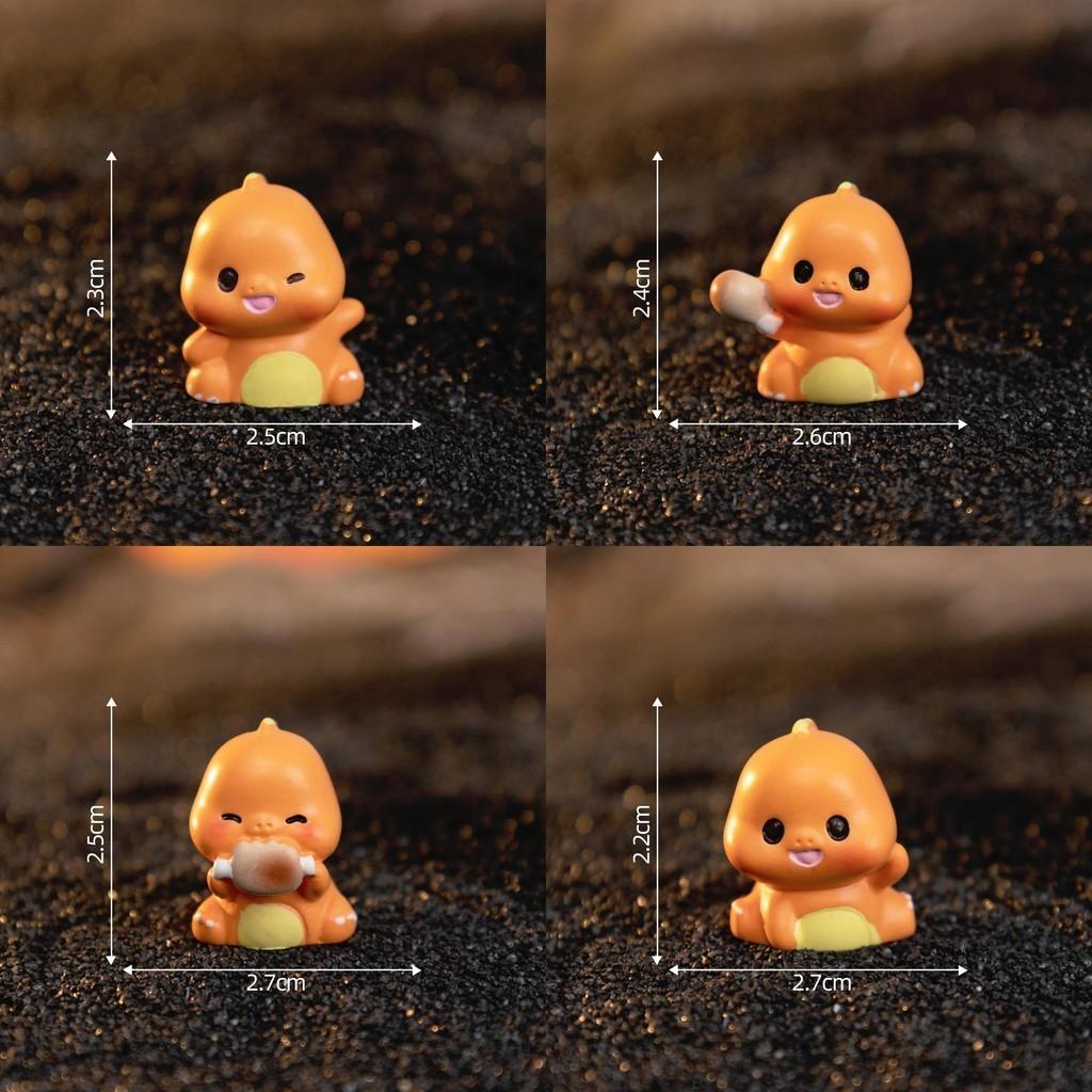 Adorable Resin Cartoon Dragon Figurines Miniature Desk Ornaments Blind Box Set