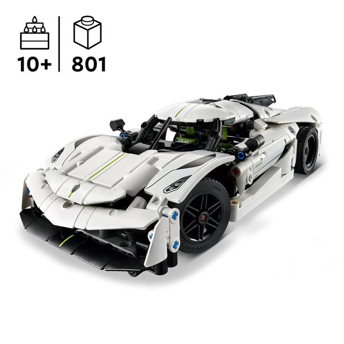 LEGO Technic Koenigsegg Jesko Absolut Hypercar <White> 42184, Ages 10+