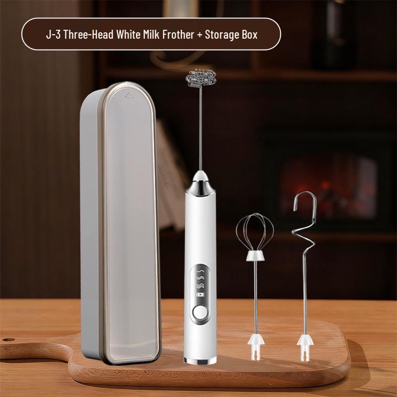 Electric Handheld Milk Frother & Egg Beater for Coffee and More