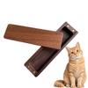 Whisker Holder Magnetic Opening Dustproof Beard Collector Wooden Sliding Design Anti-moisture Cat Whisker Jar for Dog Puppy