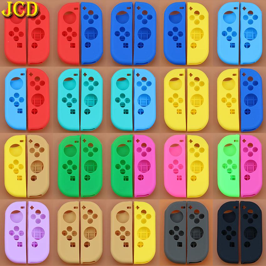 JCD 1Set Links Rechts Weiches Silikon Gummi Griff Gel Schutz L R Controller Gamepad Hülle Case Abdeckung Für Switch Joy-Con Joycon NS