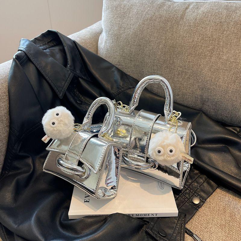 

Mini Silver Super Popular Exquisite Mini Niche Style Crossbody Bag Silver small size