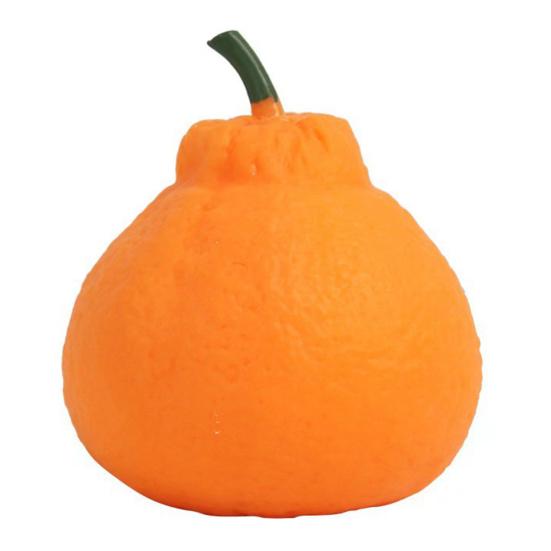 1/2/3/4/5Pcs Stress Relief Orange Toy Decompression Dekopon Tangerine Stress Ball Anti-anxiety Simulation Fruit Squeeze Sensory Fidget Toy