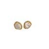 Silver Needle Retro Flower Pearl Earrings French Niche Stud Earrings Light Luxury High-end Earrings Women