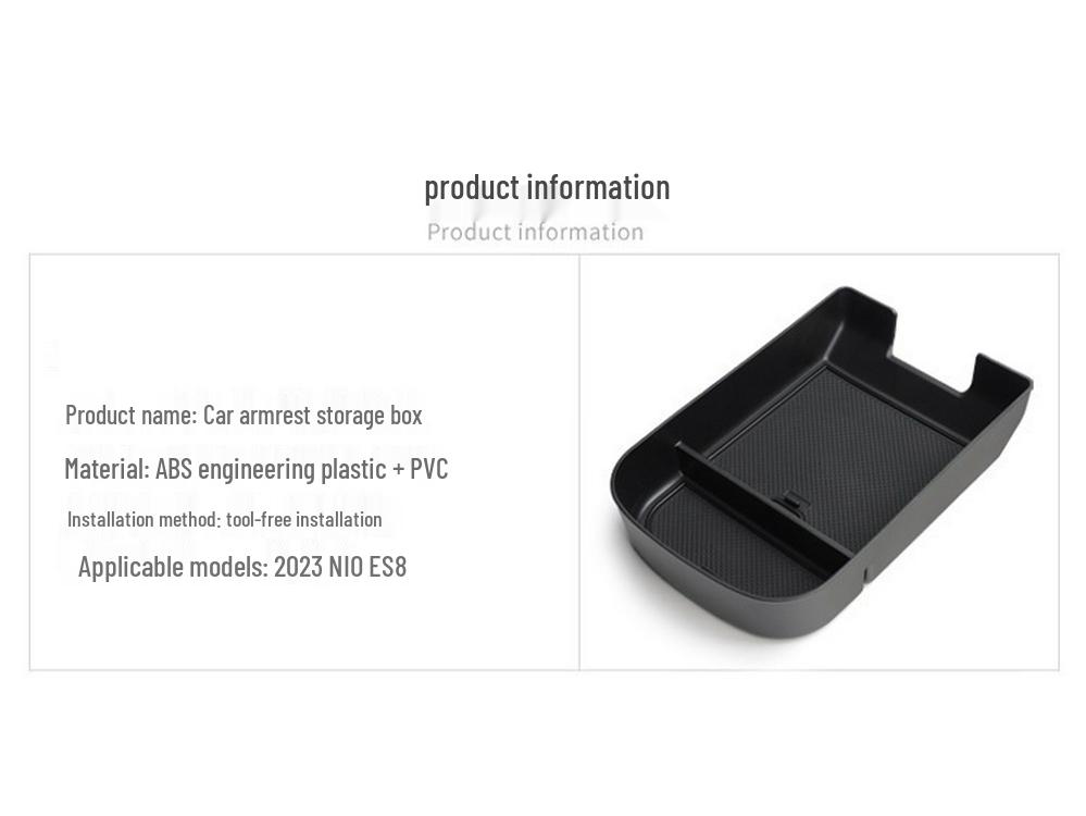 NIO ES8 Center Console Armrest Storage Box - 2023-24 Model Accessories