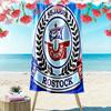FC Hansa Print Strandtuch, Großes Weiches Schnelltrocknendes Handtuch für Strand Camping Schwimmen