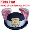 Zoo2 Judy Roleplay Hopps Costume Height100-160 Police Officer Puffy Costume Rabbit Sheriff Tutu Dress Hat Halloween Suits