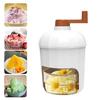 Practical Snow Cone Maker Refreshing Ice Drink Maker Manual Snow Cone Machine with Delicate Ice Molds