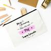 The Influence of Teacher Will Last for A Lifetime Print Makeup Bag Travel Toiletry Bag Pencil Case Stationery Bags Teachers Gift
