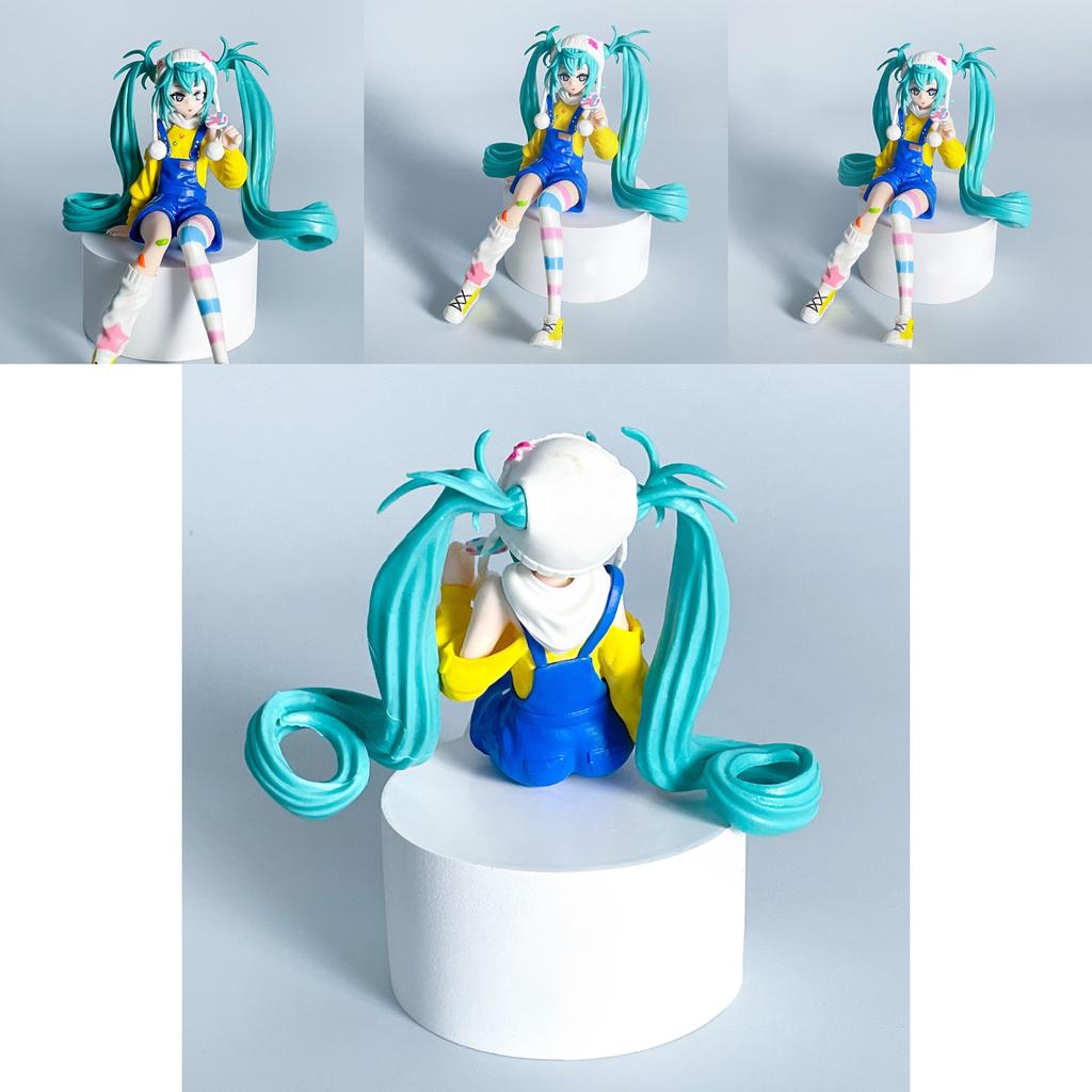 Hatsune Miku Candy And Clover Style Model Ornament For Home Office Or Gift Collectible