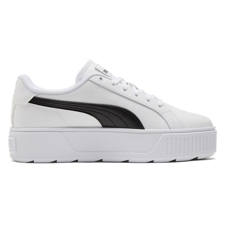 Puma Karmen Leather White Black Women Sneakers 384615-02
